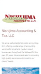 Mobile Screenshot of nishijima-acct.com